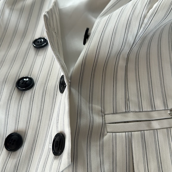 Guess stripe tuxedo vest sz XL - Picture 12 of 12